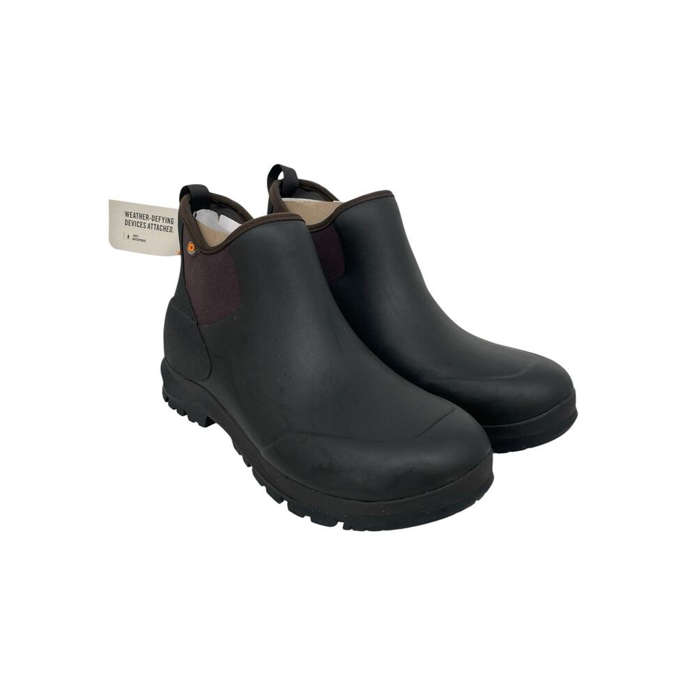 Bogs Sauvie Chelsea II Boots Slip On Brown Size 12 New